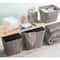 DII® 13" Zig Zag Stitch Trapezoid Fabric Bins, 2ct.